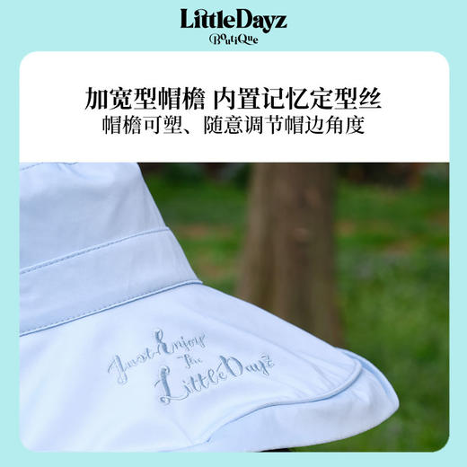 【米舍】LittleDayz法式防晒帽女渔夫帽遮阳宽帽檐运动休闲户外太阳帽沙滩 商品图2