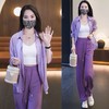 防晒衣女防紫外线夏季防晒薄款冰丝透气防晒透气阔腿裤套装两件套DD 商品缩略图1