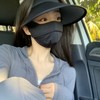 【全脸防晒！360度无死角防晒口罩】】夏季冰丝防晒口罩，轻薄透气，专业防晒面料，女防紫外线，遮阳面罩，护脸骑行防尘面纱，护眼角脸罩 商品缩略图13