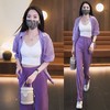 防晒衣女防紫外线夏季防晒薄款冰丝透气防晒透气阔腿裤套装两件套DD 商品缩略图4