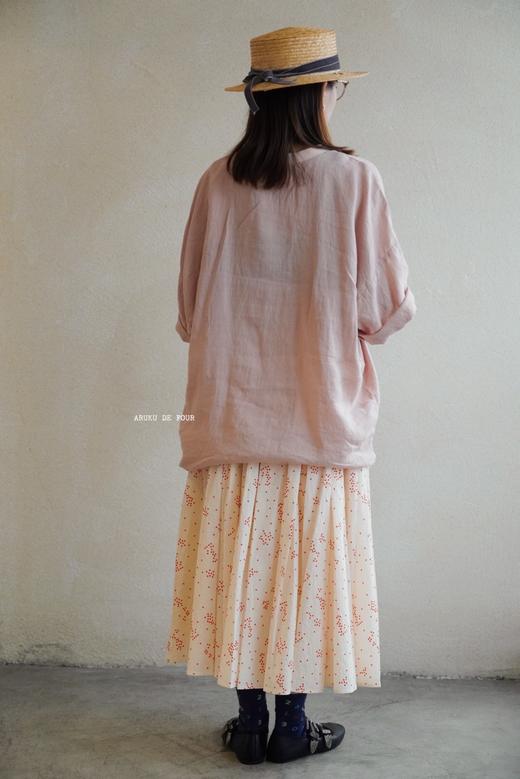 apuntob 波浪印花小红点半身裙 商品图11