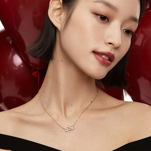 【520表白】六鑫珠宝 新款心动520此生挚爱套链 s925银 商品图3