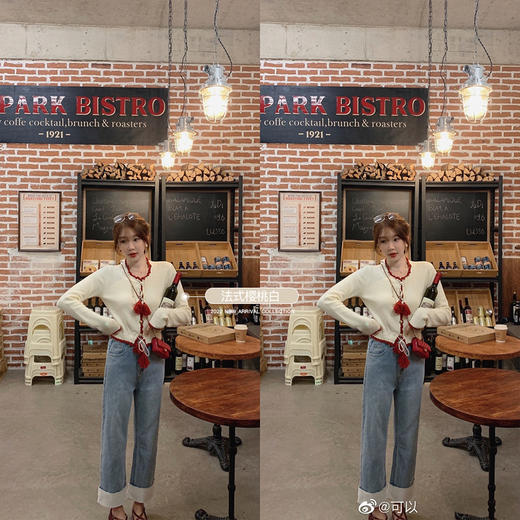 金蘑菇菇 断码特价【甜甜话梅 球球开衫】独特编织钩花设计感甜甜针织开衫 商品图0