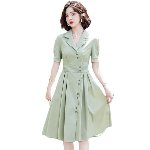 气质优雅，夏收腰显瘦气质西装领连衣裙HR-WS13699 商品图4