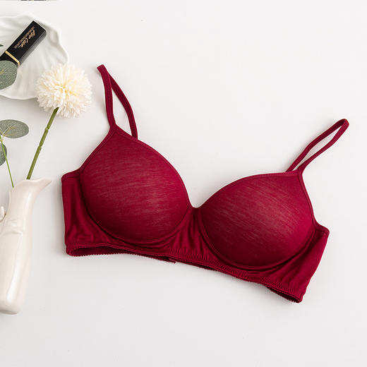 桑蚕丝内衣真丝文胸薄款运动无钢圈文胸TG02S001 商品图5