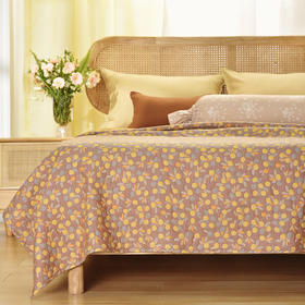 海棠果系列床单盖毯纯棉床品