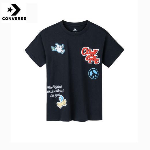 Converse匡威童衣男童纯棉短袖T恤夏季新品中大童舒适半袖儿童短tCV2322005 商品图0
