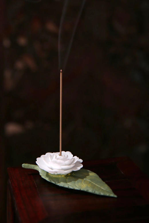 手捏瓷花°白山茶 商品图0