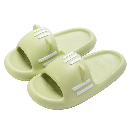 【萌萌猫耳凉拖】夏季新款踩屎感超软底男女拖鞋 可爱静音浴室防滑情侣猫儿拖鞋 商品图4