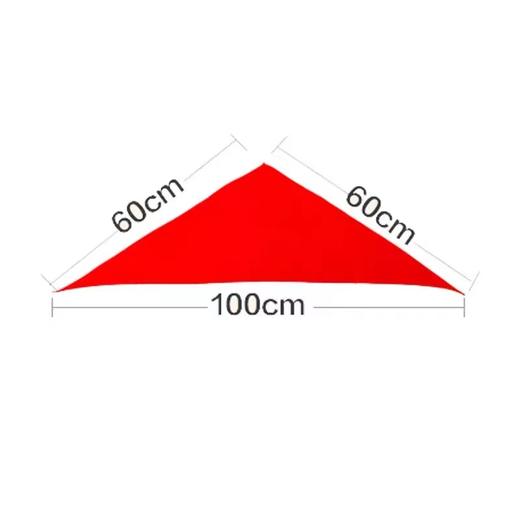 1米国标红领巾星火飘扬小学生新生入少先队不掉色小号高档儿童红领巾1条 商品图1