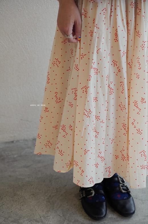 apuntob 波浪印花小红点半身裙 商品图2