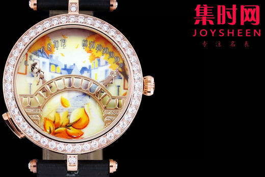 新款5G梵克雅宝 诗意复杂功能系列 恋人之桥 情人桥 女士石英腕表 商品图2