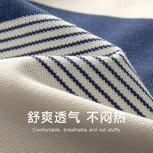 【新款DSY】大依优型大码条纹插色宽松T恤短袖T恤打底夏季新品套头运动韩版半袖 商品图1
