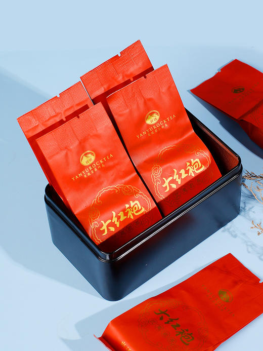 岩语 厚韵大红袍 茶叶特级武夷岩茶乌龙茶花香口粮茶盒装48g 商品图2