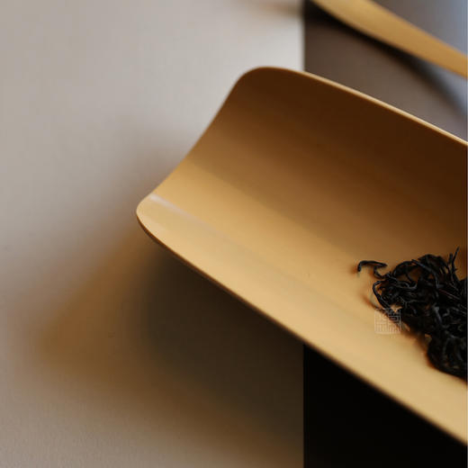 安吉名家玉竹椭圆茶则 中式茶拨两件套 名家手工茶勺精磨镜面 茶室茶道零配 商品图9