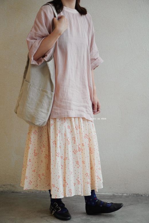 apuntob 波浪印花小红点半身裙 商品图3