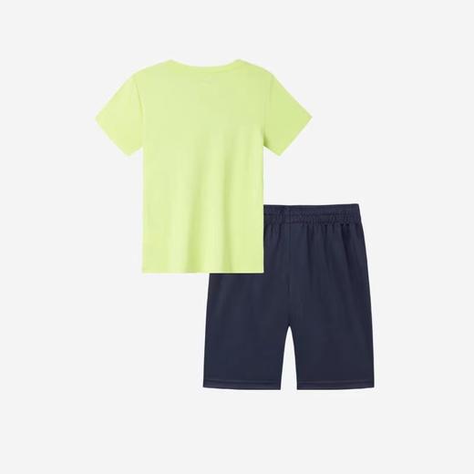 耐克-童衣类（夏）G3小童短袖T/短裤毛呢蓝 商品图1