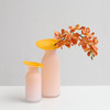 磁粉内桔黄外烤白玻璃花瓶摆件工艺品 商品缩略图3