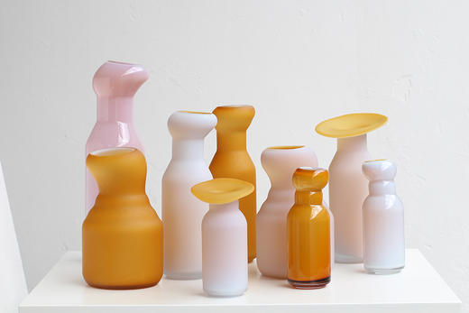 磁粉玻璃花瓶抽象摆件工艺品 商品图1