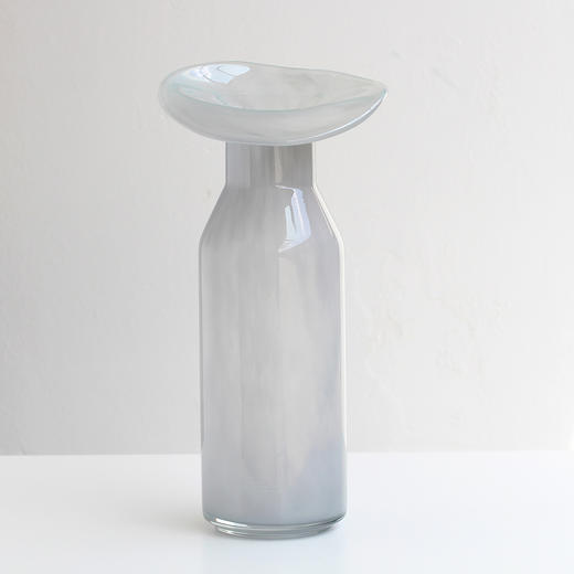 磁粉高级灰玻璃花瓶摆件工艺品 商品图2