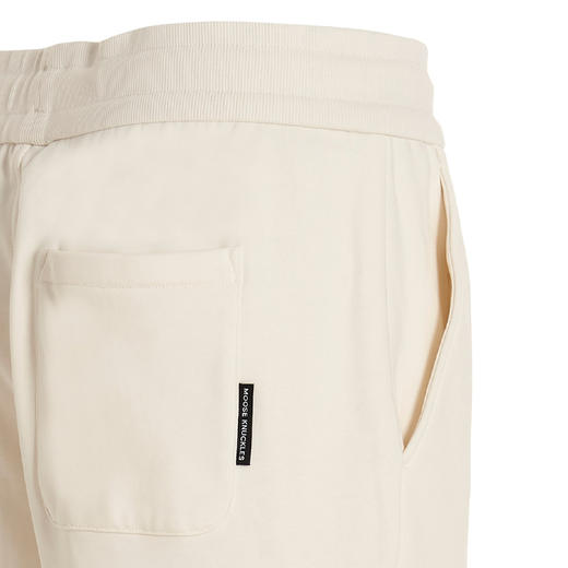 MOOSE KNUCKLES 男士棉质驼鹿指关节金属徽标休闲运动裤 米色 M13MR783 1103 商品图3