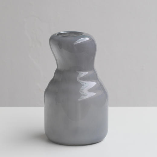磁粉高级灰玻璃花瓶摆件工艺品 商品图4