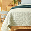 双色菱形格纹系列床单盖毯纯棉床品 商品缩略图2
