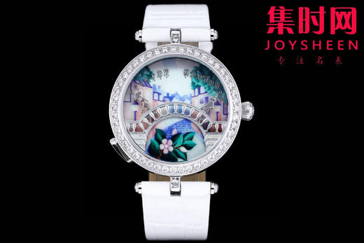 新款5G梵克雅宝 诗意复杂功能系列 恋人之桥 情人桥 女士石英腕表 商品图0