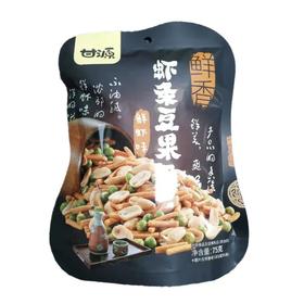 甘源袋装鲜虾味虾条豆果75G