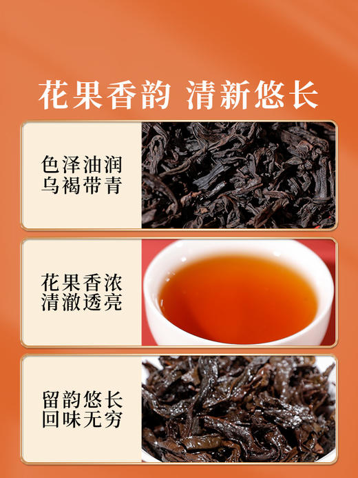 岩语 流云轻火大红袍 茶叶试饮装武夷岩茶特级乌龙茶盒装16g 商品图1