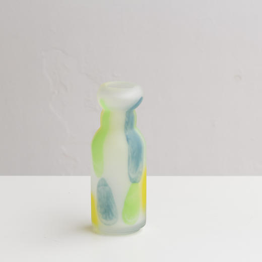 磨砂彩色玻璃花瓶餐桌器皿摆件工艺品 商品图4