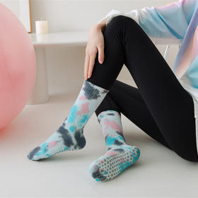 【运动户外】地板袜彩色时尚系列瑜伽点胶防滑袜子