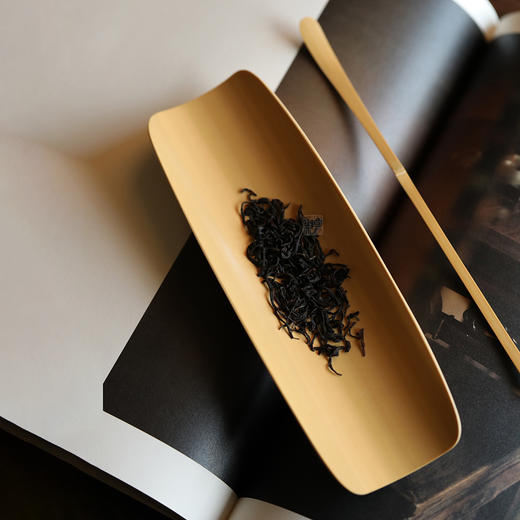 安吉名家玉竹椭圆茶则 中式茶拨两件套 名家手工茶勺精磨镜面 茶室茶道零配 商品图4