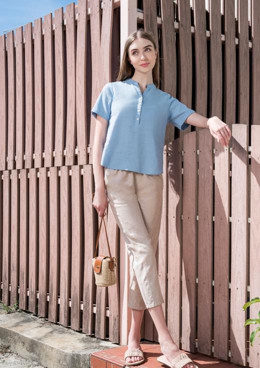 佐丹奴女装棉麻休闲裤三色05420228 商品图3