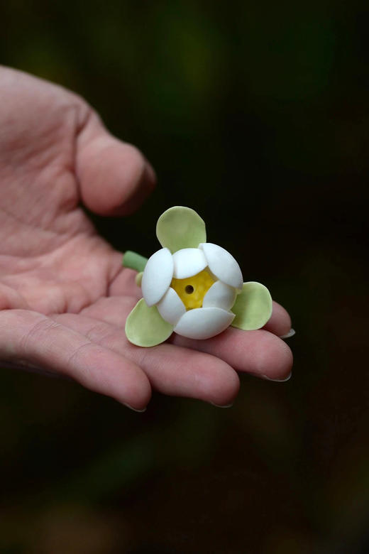 手捏瓷花°夜合花 商品图3