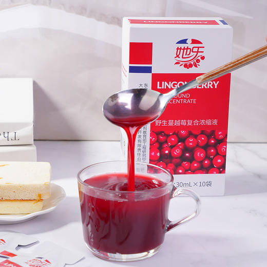越桔复合浓缩液 100%野生蔓越莓浓缩液 30ML *10盒 商品图4