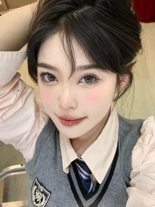 Toastnomi旗下 ·血泣玫瑰&水滴光晕｜14.5mm白狮参考着色中等直径 日抛 商品图5