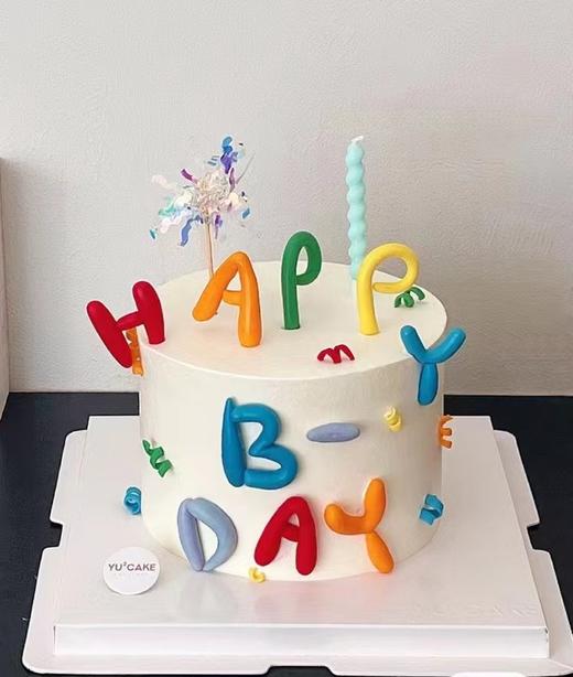 【优品系列】---加高三层夹心【立体字母蛋糕】 商品图0