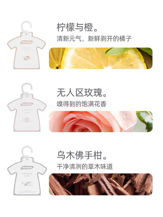 evershine衣柜香薰衣橱扩香片家用卧室内持久留香氛房间车载香挂 商品图12