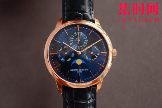 新升级版 MX江诗丹顿Patrimony Contemporaine传承系列43175超薄万年历多功能男士机械腕表 商品图0