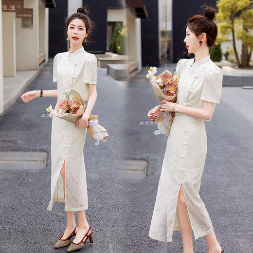 夏季新款时尚气质旗袍套装ZYQ297-4 商品图4