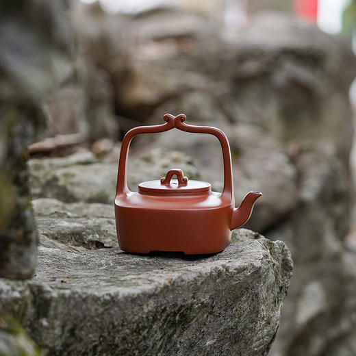 龙德堂陶艺 汤宣武制 《π提梁》原矿底槽清 280cc 库存请咨询客服 商品图0