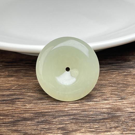 和田玉吊坠-白玉平安扣 商品图0