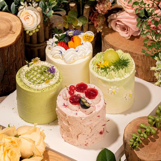 【下架勿动】四合一蛋糕| 树莓可可+抹茶柚子+斑斕椰香糯米+水果芝士） 商品图0