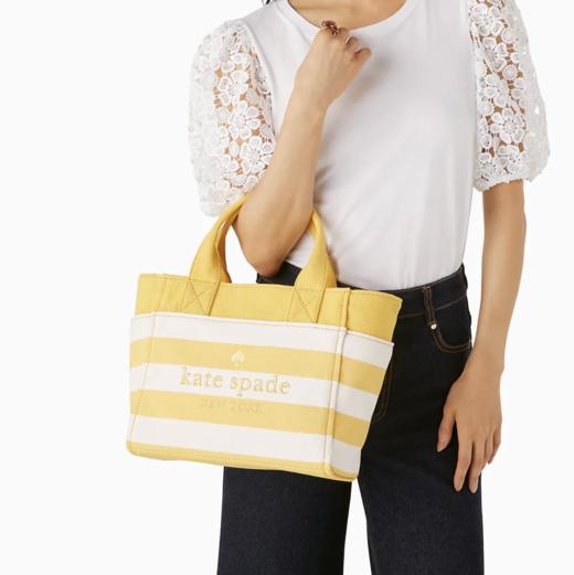 Kate Spade KS 清新条纹帆布小托特包只要 ¥1380 直邮到手！ 商品图4