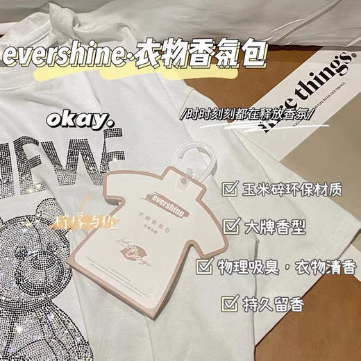 evershine衣柜香薰衣橱扩香片家用卧室内持久留香氛房间车载香挂 商品图1