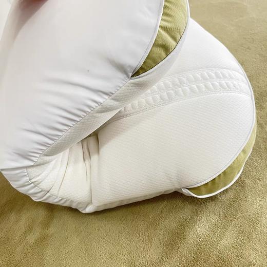 乳胶决决子枕芯 决明子中等高度护颈枕头  360度颈椎贴合设计，颈部立体支撑不悬空 舒缓颈椎 商品图6