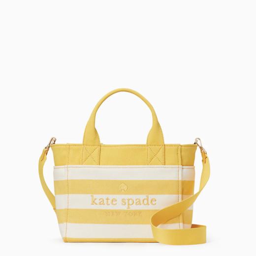 Kate Spade KS 清新条纹帆布小托特包只要 ¥1380 直邮到手！ 商品图3