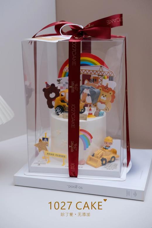 1027CAKE | 工程车 挖土机主题蛋糕 商品图1