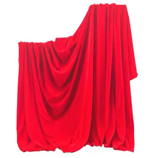 大红金丝绒布锦布红布铺桌子或揭幕用锦戒红布1.6米宽要多长都可以论米卖单位是米1米以上出售 商品图12